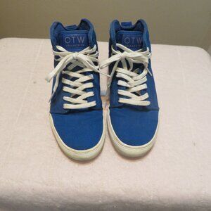 Men's Van's OTW Collection Hi-Top Canvas Blue Sneakers
